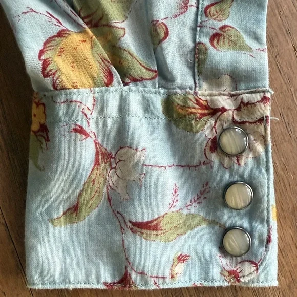 Ralph Lauren Sport Floral Cotton Western Shirt - Picture 6 of 6